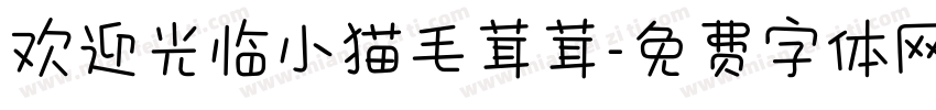 欢迎光临小猫毛茸茸字体转换