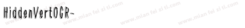 HiddenVertOCR字体转换