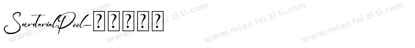 SecretarialPool字体转换