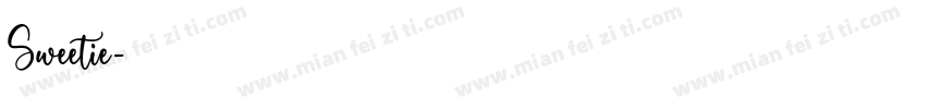 Sweetie字体转换