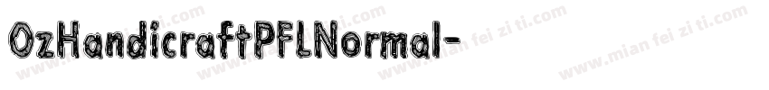 OzHandicraftPFLNormal字体转换