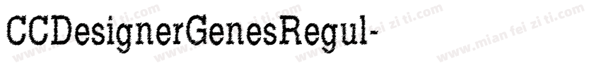 CCDesignerGenesRegul字体转换