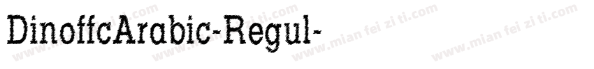 DinoffcArabic-Regul字体转换