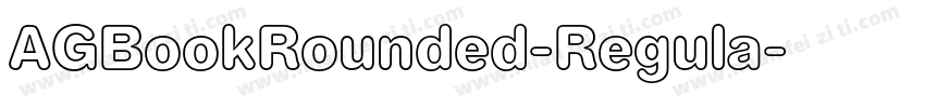 AGBookRounded-Regula字体转换