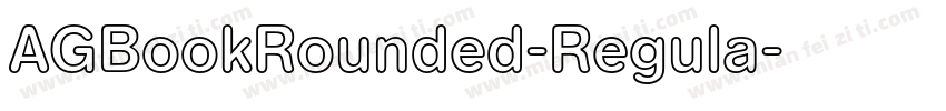 AGBookRounded-Regula字体转换
