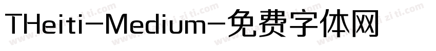 THeiti-Medium字体转换