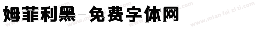姆菲利黑字体转换