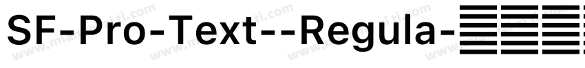 SF-Pro-Text--Regula字体转换