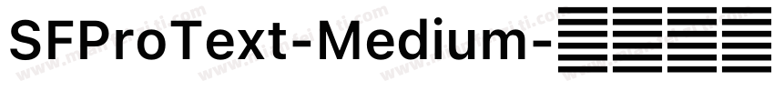 SFProText-Medium字体转换