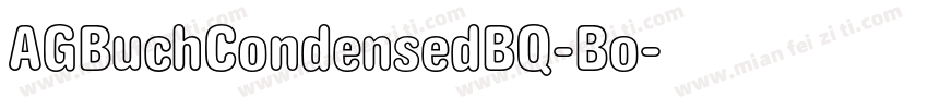 AGBuchCondensedBQ-Bo字体转换