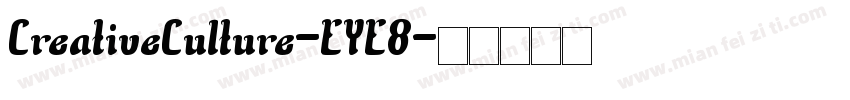 CreativeCulture-EYE8字体转换