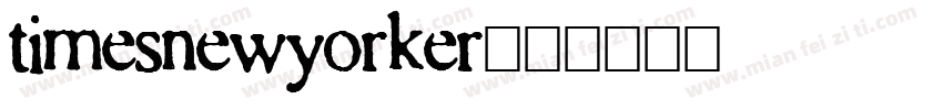 timesnewyorker字体转换