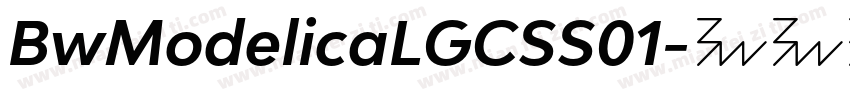 BwModelicaLGCSS01字体转换