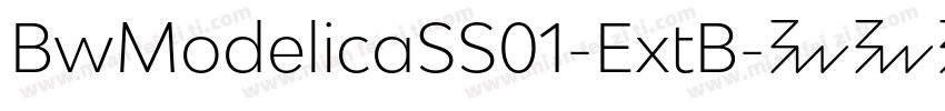 BwModelicaSS01-ExtB字体转换