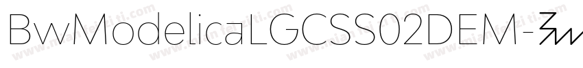 BwModelicaLGCSS02DEM字体转换