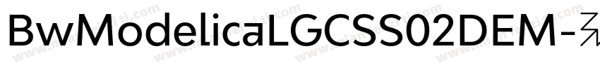 BwModelicaLGCSS02DEM字体转换