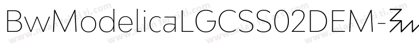 BwModelicaLGCSS02DEM字体转换