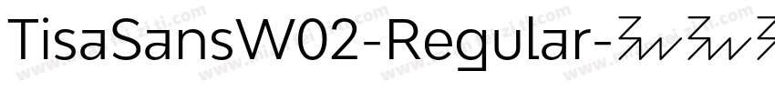 TisaSansW02-Regular字体转换