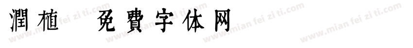 润植字体转换