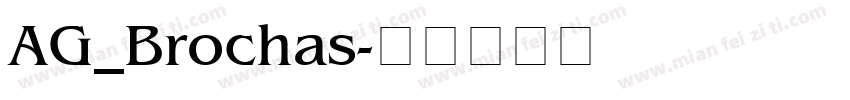 AG_Brochas字体转换