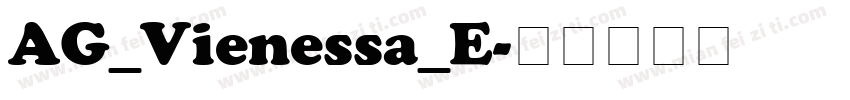 AG_Vienessa_E字体转换