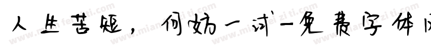 人生苦短，何妨一试字体转换