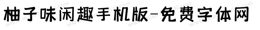 柚子味闲趣手机版字体转换