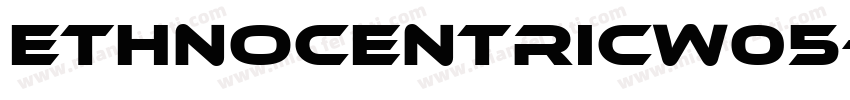 EthnocentricW05-Ital字体转换