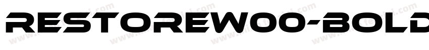 RestoreW00-Bold字体转换