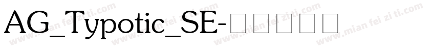 AG_Typotic_SE字体转换