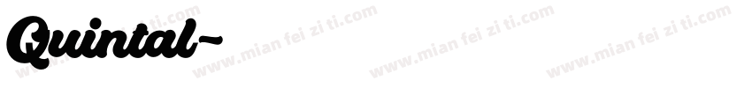 Quintal字体转换