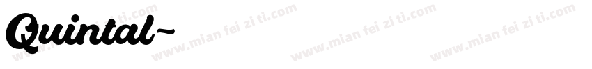 Quintal字体转换