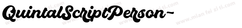 QuintalScriptPerson字体转换