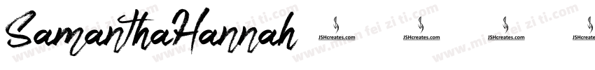 SamanthaHannah字体转换