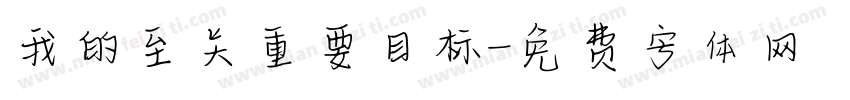 我的至关重要目标字体转换