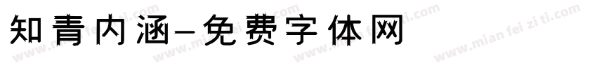 知青内涵字体转换