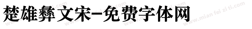 楚雄彝文宋字体转换