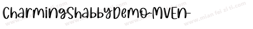 CharmingShabbyDemo-MvEn字体转换
