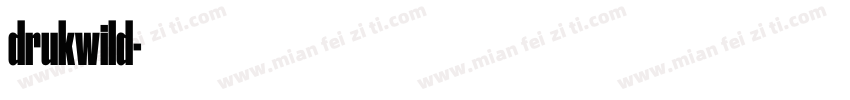 drukwild字体转换