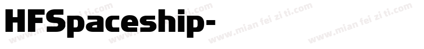 HFSpaceship字体转换