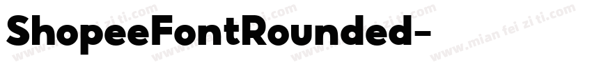 ShopeeFontRounded字体转换