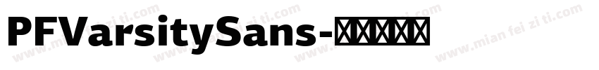 PFVarsitySans字体转换