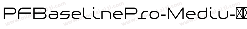 PFBaselinePro-Mediu字体转换