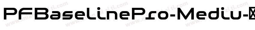 PFBaselinePro-Mediu字体转换