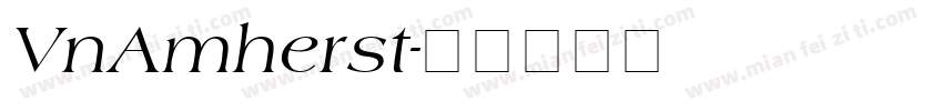 VnAmherst字体转换