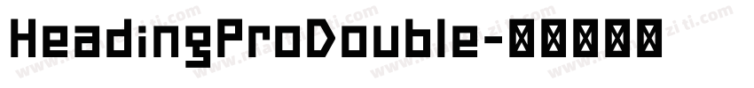 HeadingProDouble字体转换