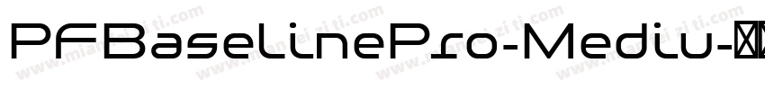 PFBaselinePro-Mediu字体转换