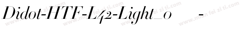 Didot-HTF-L42-Light_0手机版字体转换
