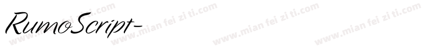 RumoScript字体转换