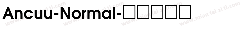 Ancuu-Normal字体转换
